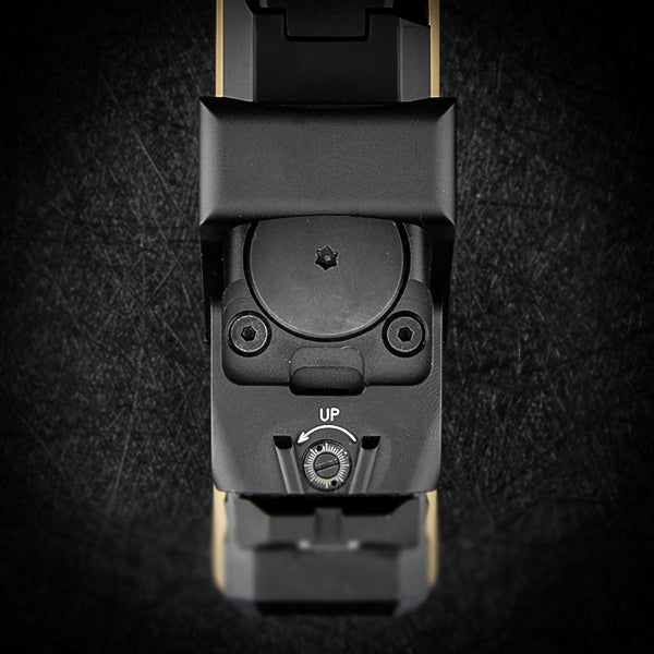 Zulisy Oak Full Size Open Reflex Red Dot Sight (for RMR/SRO/507C/407C Footprint Pistol/Adapter Plate) Shake wake 3 MOA 1x24mm Compact Scope with Picatiny Rail M1913 Mount