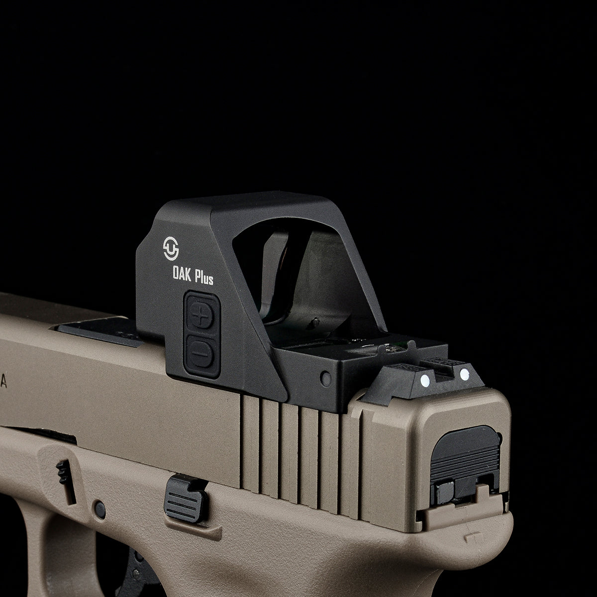 ZULISY Gen 3 OAK Plus Red Dot Sight 1x26mm Big Window for RMR/507C Footprint Pistol/Adapter Plate