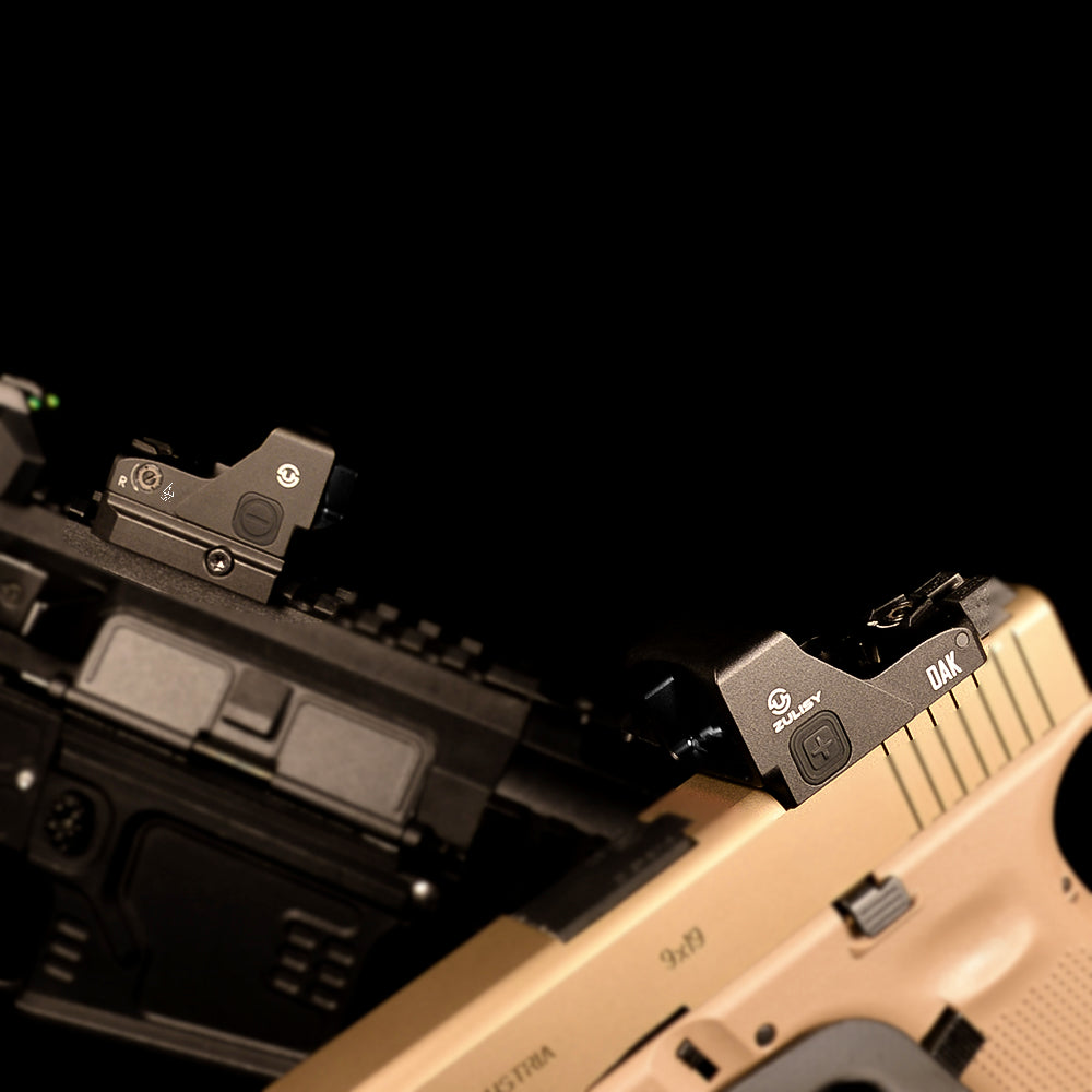 Zulisy OAK Shake to Awake Full size Green Dot Reflex Sight (for RMR SRO Footprint Pistol) 3 MOA 1x24mm Compact Scope with Picatiny Rail M1913 Mount…