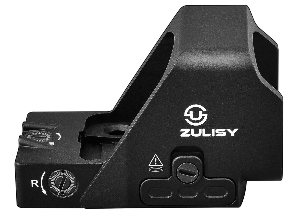Zulisy Oak Plus PRO (Upgraded) Multi-Reticle 2 MOA Red Dot & 42 MOA Circle Open Reflex Pistol Sight, (for RMR/507C Footprint) 1x26mm Large Lens, Shake to Awake Tactical Hunting EDC Full Size Optics Sights