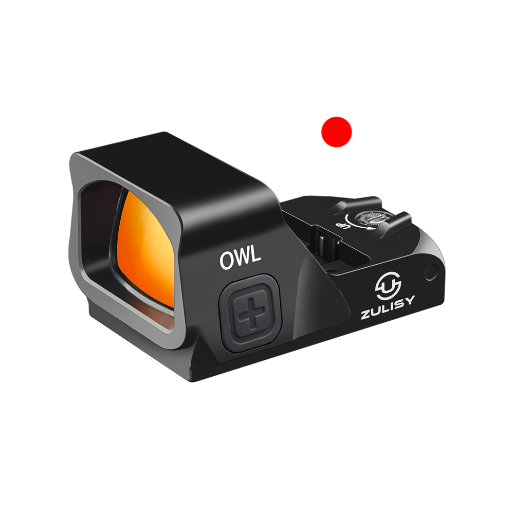 ZULISY OWL Full size Red Dot Reflex Sight Shake to Awake 3 MOA ZULISY OWL Full size Red Dot Reflex Sight Shake to Awake 3 MOA