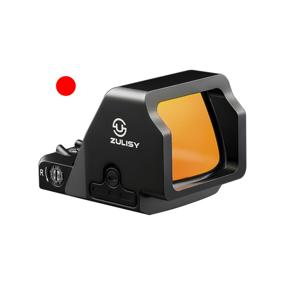 ZULISY OAK Plus Red Dot Sight 1x26mm Big Window for RMR/507C Footprint Pistol/Adapter Plate,