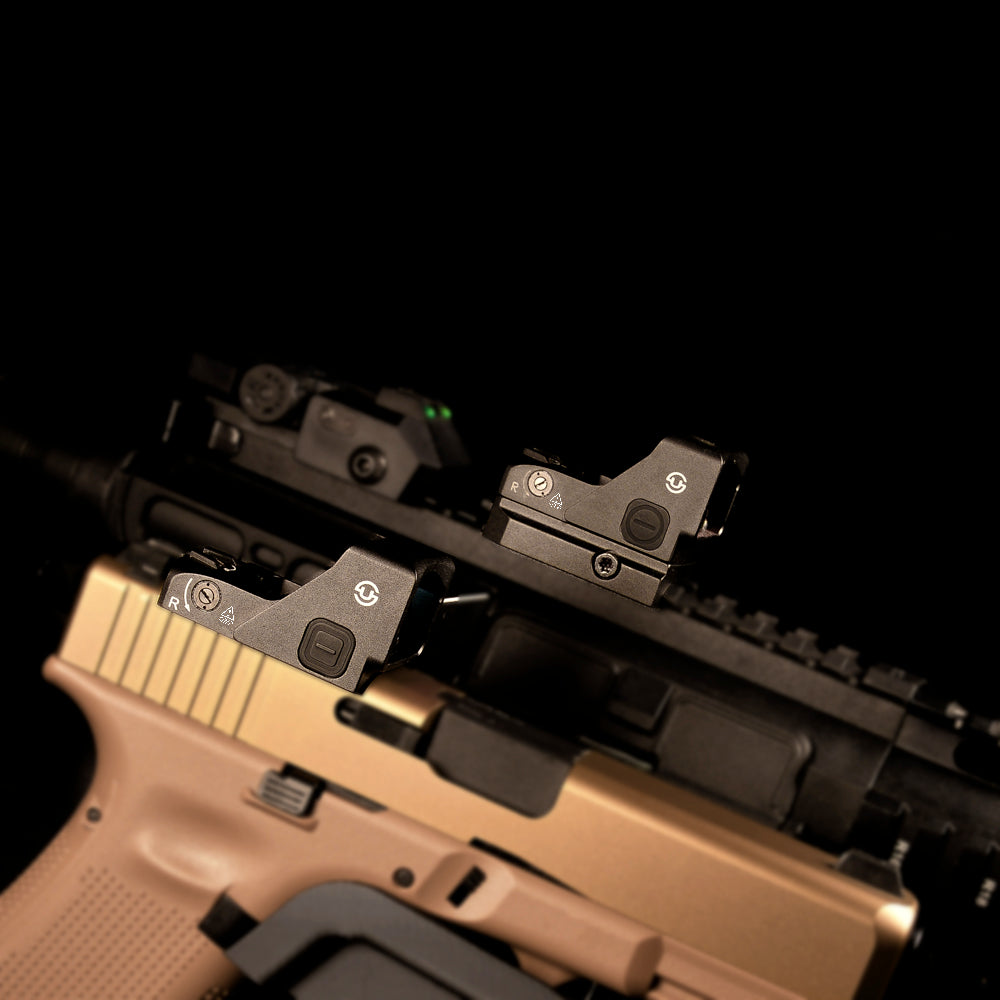 Zulisy OAK Shake to Awake Full size Green Dot Reflex Sight (for RMR SRO Footprint Pistol) 3 MOA 1x24mm Compact Scope with Picatiny Rail M1913 Mount…