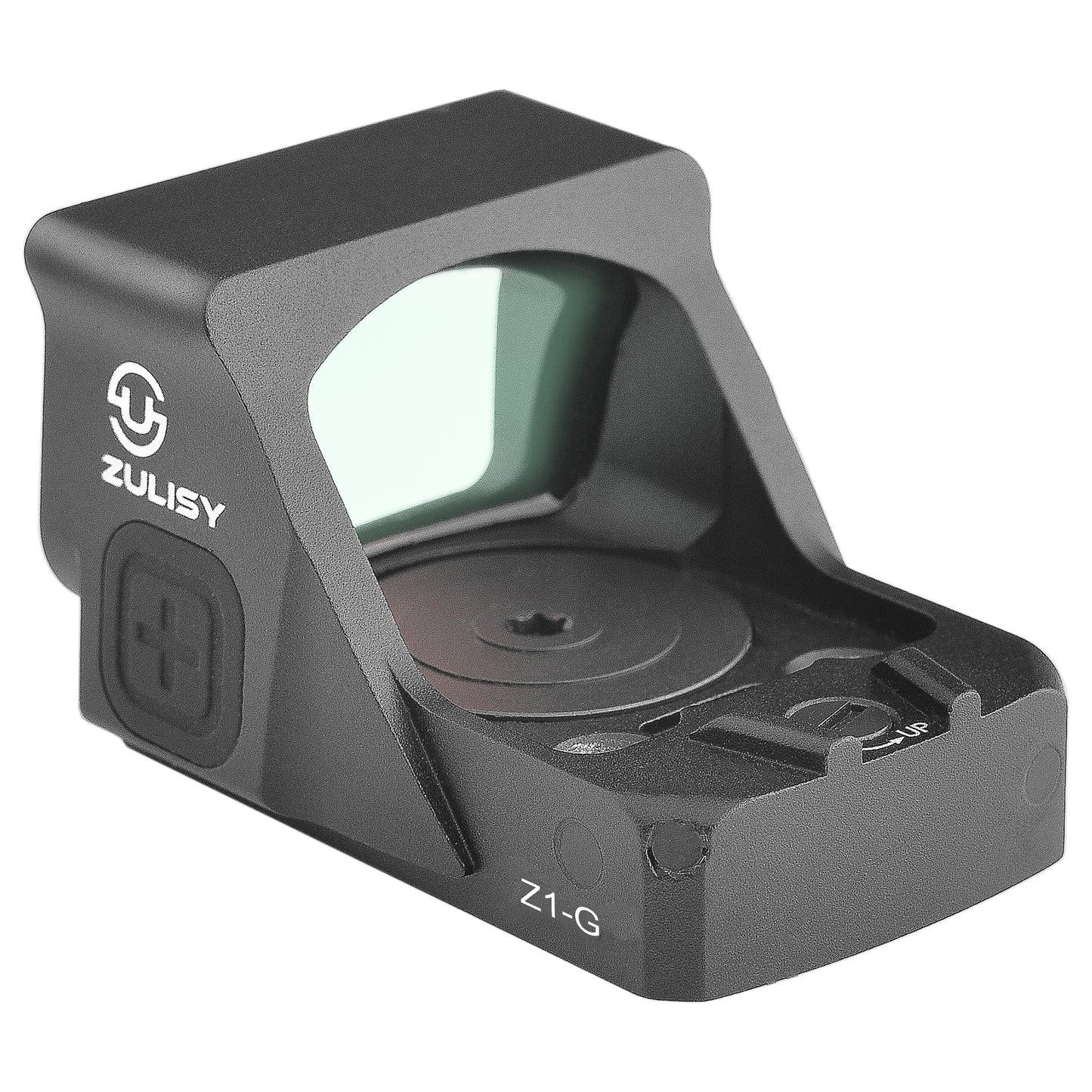 ZULISY Z1-G 4 MOA Micro Green Dot Sight, for RMS RMSc 407K Footprint Compact Pistol Mount, Shake Awake 1x22mm Mini Open Reflex Sight, 1 click 1 MOA