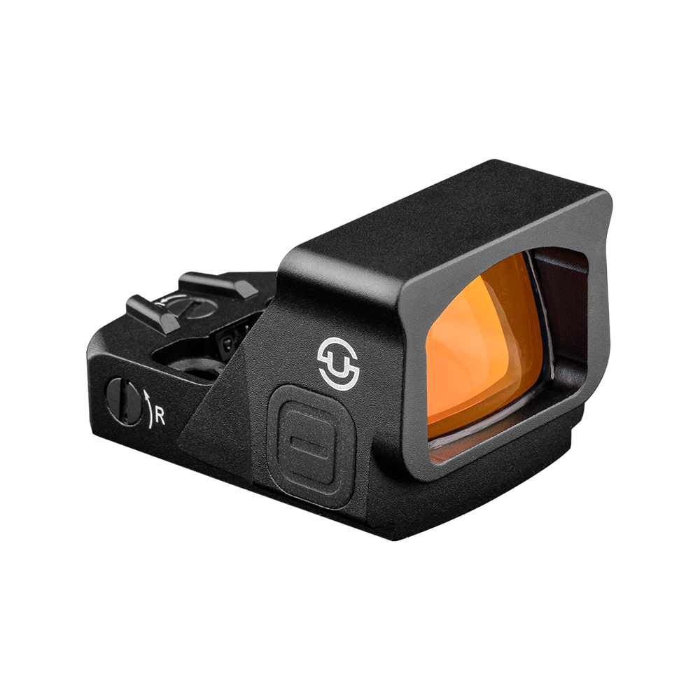 ZULISY Z1-R 4 MOA Micro Red Dot Sight, for RMS RMSc 407K Footprint Compact Pistol Mount, Shake Awake 1x22mm Mini Open Reflex Sight, 1 click 1 MOA