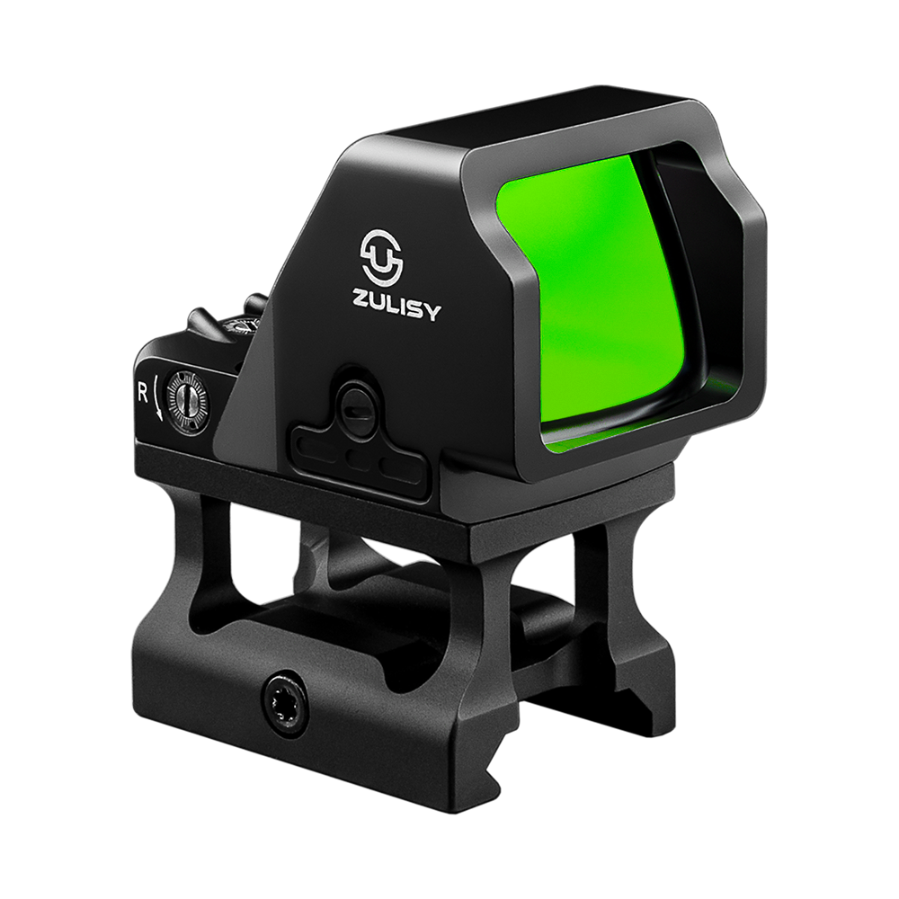 Tactical Rifle Big Window 3.5 MOA Green Dot Sight Scope OAK Plus & Riser Mount for AR-15 Picatinny rail M1913 mount