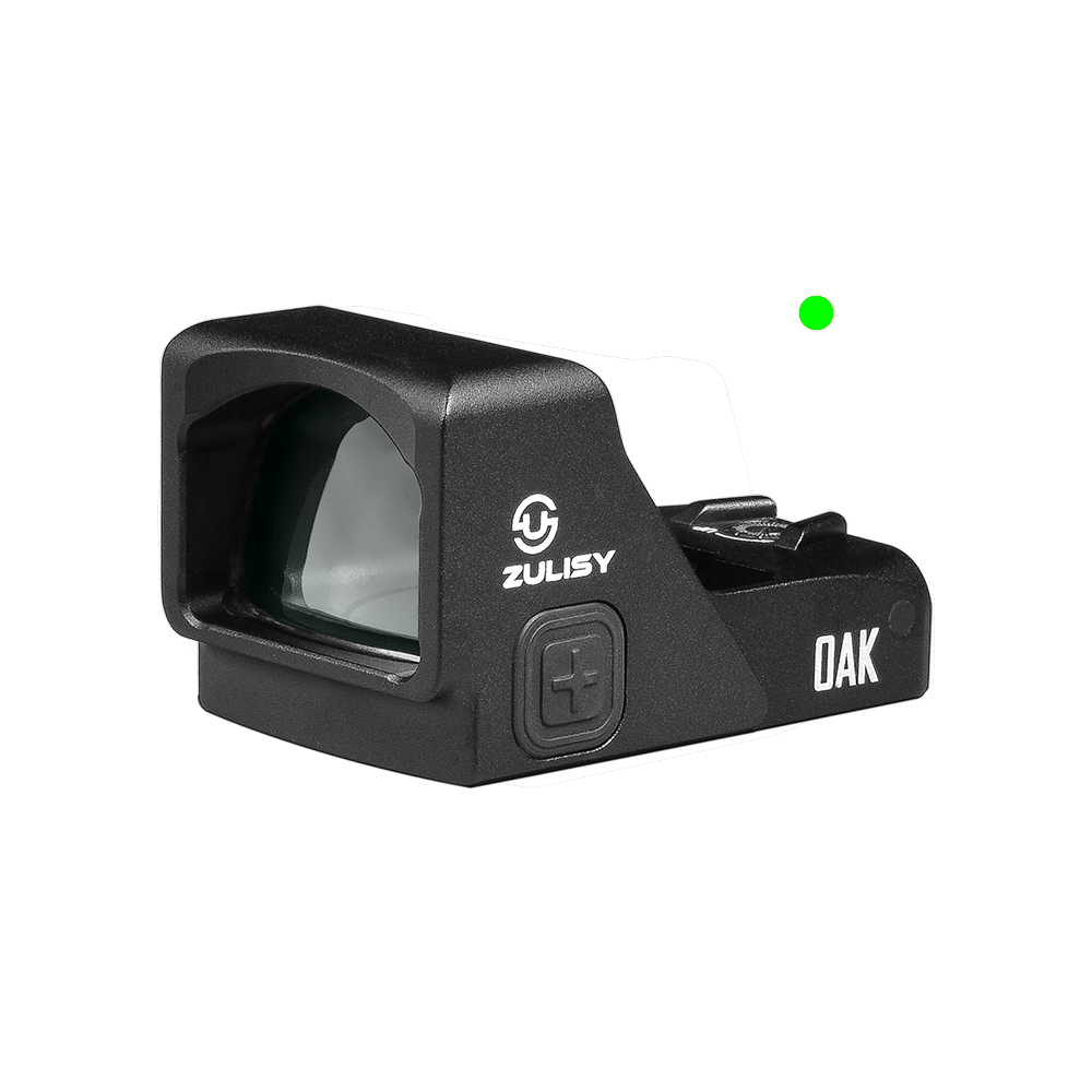 Zulisy OAK Shake to Awake Full size Green Dot Reflex Sight (for RMR SRO Footprint Pistol) 3 MOA 1x24mm Compact Scope with Picatiny Rail M1913 Mount…