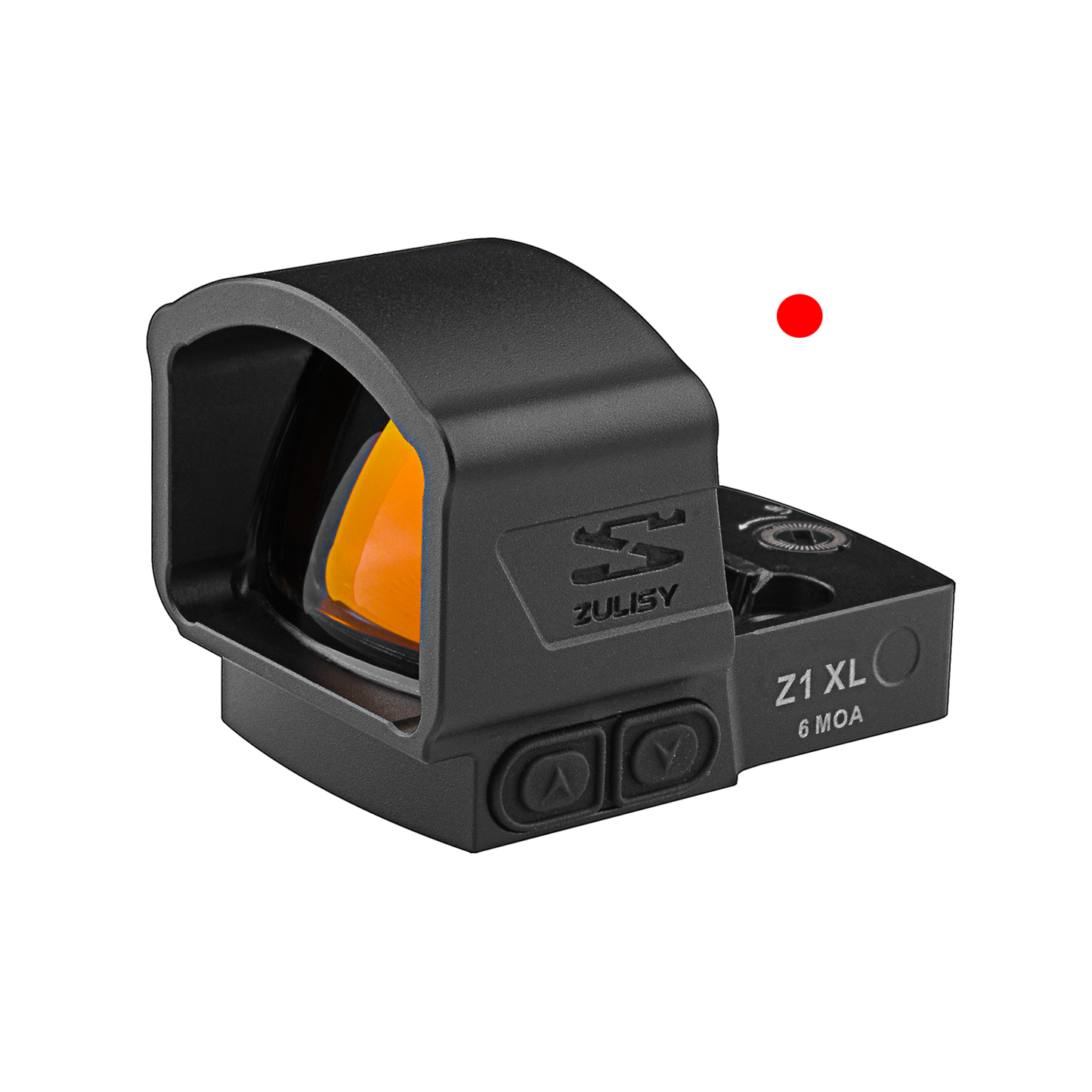 Zulisy Z1 XL 6 MOA Red Dot Sight, for RMSc 507k footprint Mount, 1x25mm Lens, Shake to Awake