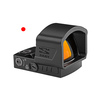 Zulisy Z1 XL 6 MOA Red Dot Sight, for RMSc 507k footprint Mount, 1x25mm Lens, Shake to Awake