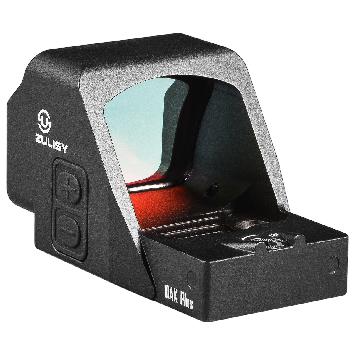 ZULISY Gen 3 OAK Plus Red Dot Sight 1x26mm Big Window for RMR/507C Footprint Pistol/Adapter Plate