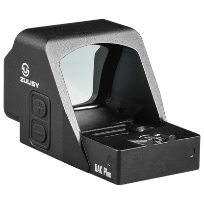 ZULISY Gen 3 OAK Plus 3.5 MOA Green Dot Sight 1x26mm Big Window for RMR/SRO/407C Pistol Cut Adapter Plate
