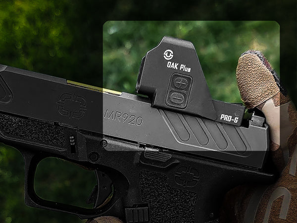 Zulisy Oak Plus PRO-G Multi-Reticle Green Dot Sight, for RMR/507C Footprint, 2 MOA Green Dot & 28 MOA Circle Sight (Gen 3)