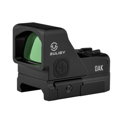 Zulisy OAK 3 MOA Green Dot Sight, for RMR/407C Footprint with Picatinny Mount