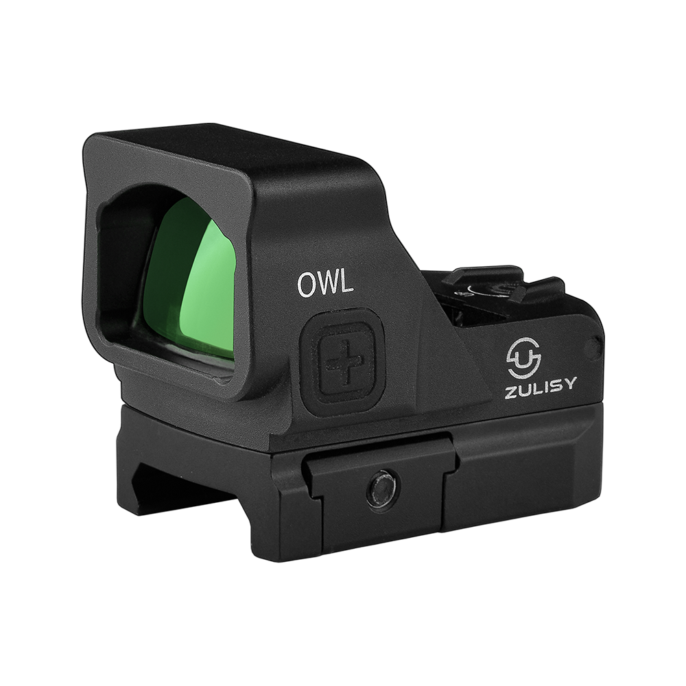 Zulisy OWL 3 MOA Green Dot Reflex Sight for Docter Viper Footprint PSA Dagger Pistol Adapter Plate