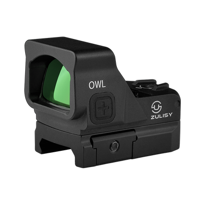 Zulisy OWL 3 MOA Green Dot Reflex Sight for Docter Viper Footprint PSA Dagger Pistol Adapter Plate