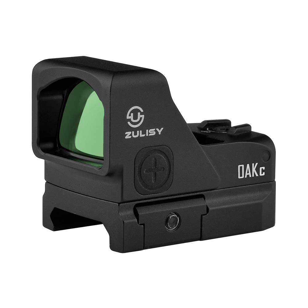 Zulisy OAKc 3 MOA Green Dot & 56 MOA Circle Sight for RMR/407C Footprint with Picatinny Mount