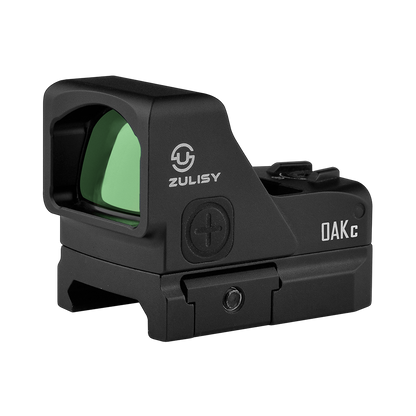 Zulisy OAKc 3 MOA Green Dot & 56 MOA Circle Sight for RMR/407C Footprint with Picatinny Mount