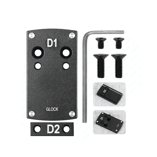 Red Dot Sight Adapter Plate for Glock Dovetail Mount, Compatible with OWL/OWLc ( Does not fit MOS models )
