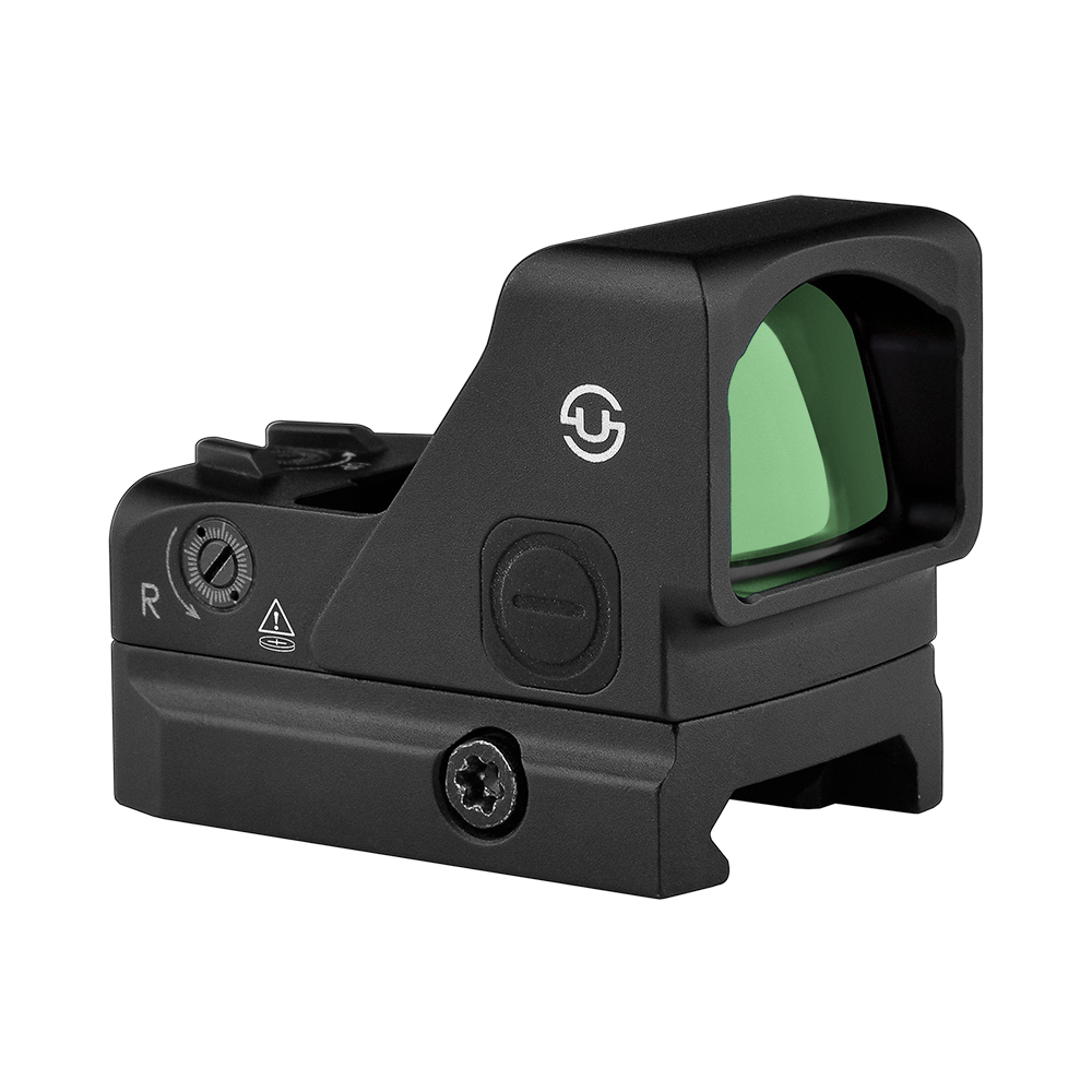 Zulisy OAKc 3 MOA Green Dot & 56 MOA Circle Sight for RMR/407C Footprint with Picatinny Mount