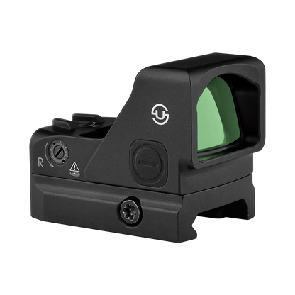 Zulisy OAKc 3 MOA Green Dot & 56 MOA Circle Sight for RMR/407C Footprint with Picatinny Mount
