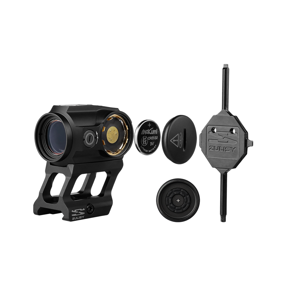 ZULISY S10EVO Enclosed Multi-Reticle Red Dot Sight for Picatinny Rail M1913, 2 MOA Dot & 26 MOA Circle