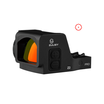Zulisy Z2 PRO Multi-Reticle Red Dot Sight, for DeltaPoint Pro Footprint Mount, 2 MOA Red Dot & 36 MOA Circle