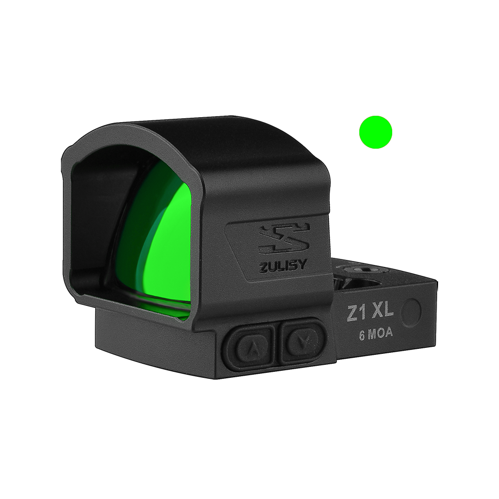Zulisy Z1 XL Large Window 6 MOA Green Dot Sight for RMSc/507K Footprint Mount