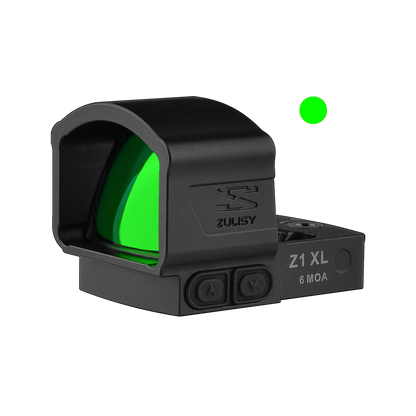 Zulisy Z1 XL Large Window 6 MOA Green Dot Sight for RMSc/507K Footprint Mount