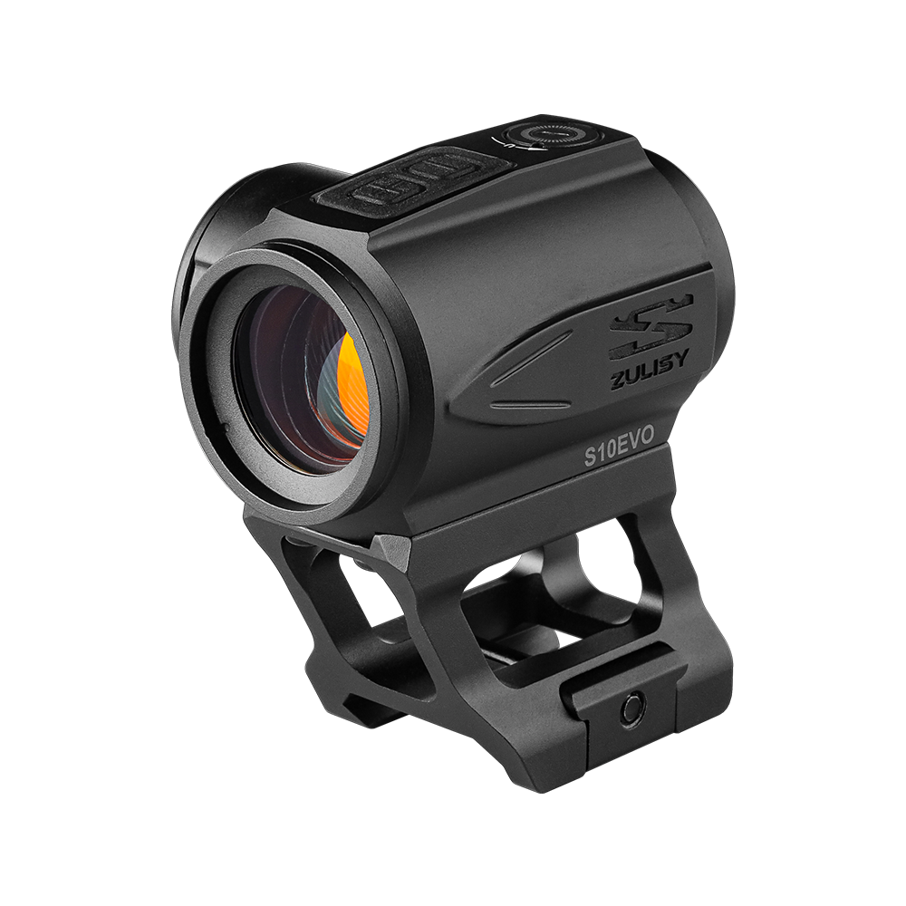 ZULISY S10EVO Enclosed Multi-Reticle Red Dot Sight for Picatinny Rail M1913, 2 MOA Dot & 26 MOA Circle