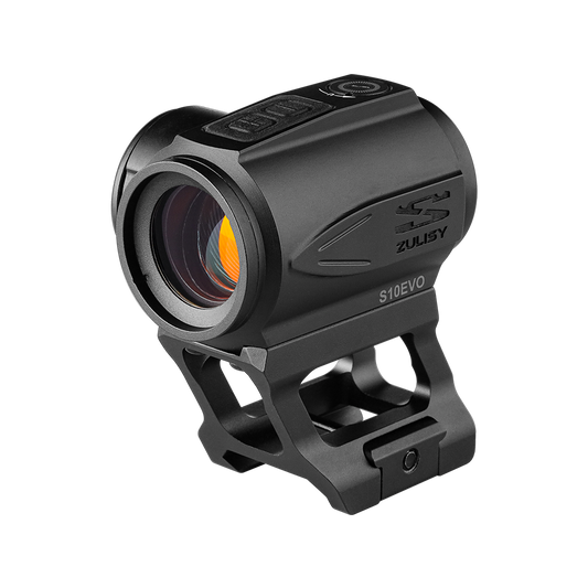 ZULISY S10EVO Enclosed Multi-Reticle Red Dot Sight for Picatinny Rail M1913, 2 MOA Dot & 26 MOA Circle