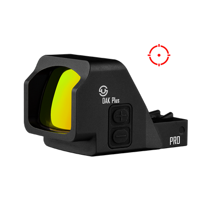 Zulisy Oak Plus PRO Multi-Reticle Red Dot Sight, for RMR/507C Footprint, 2 MOA Green Dot & 42 MOA Circle Sight (Gen 3)