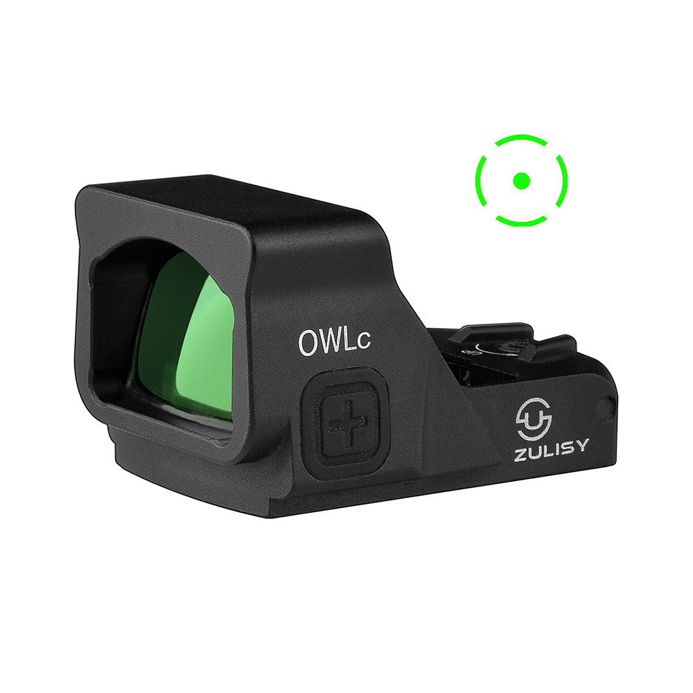 Zulisy OWLc 3 MOA Green Dot & 56 MOA Circle Sight for Docter Venom Footprint with Picatinny Mount