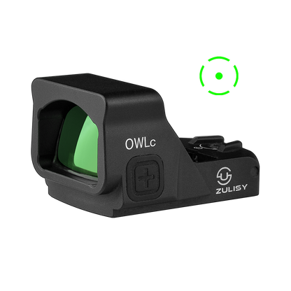 Zulisy OWLc 3 MOA Green Dot & 56 MOA Circle Sight for Docter Venom Footprint with Picatinny Mount