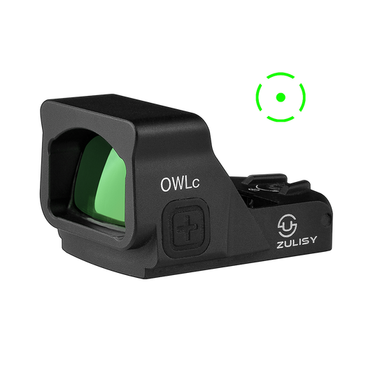 Zulisy OWLc 3 MOA Green Dot & 56 MOA Circle Sight for Docter Venom Footprint with Picatinny Mount