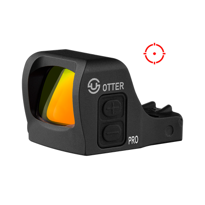 Zulisy Otter PRO Multi-Reticle Open Reflex Sight, for RMSc 507k Footprint Pistol, 3 MOA Red Dot & 32 MOA Circle