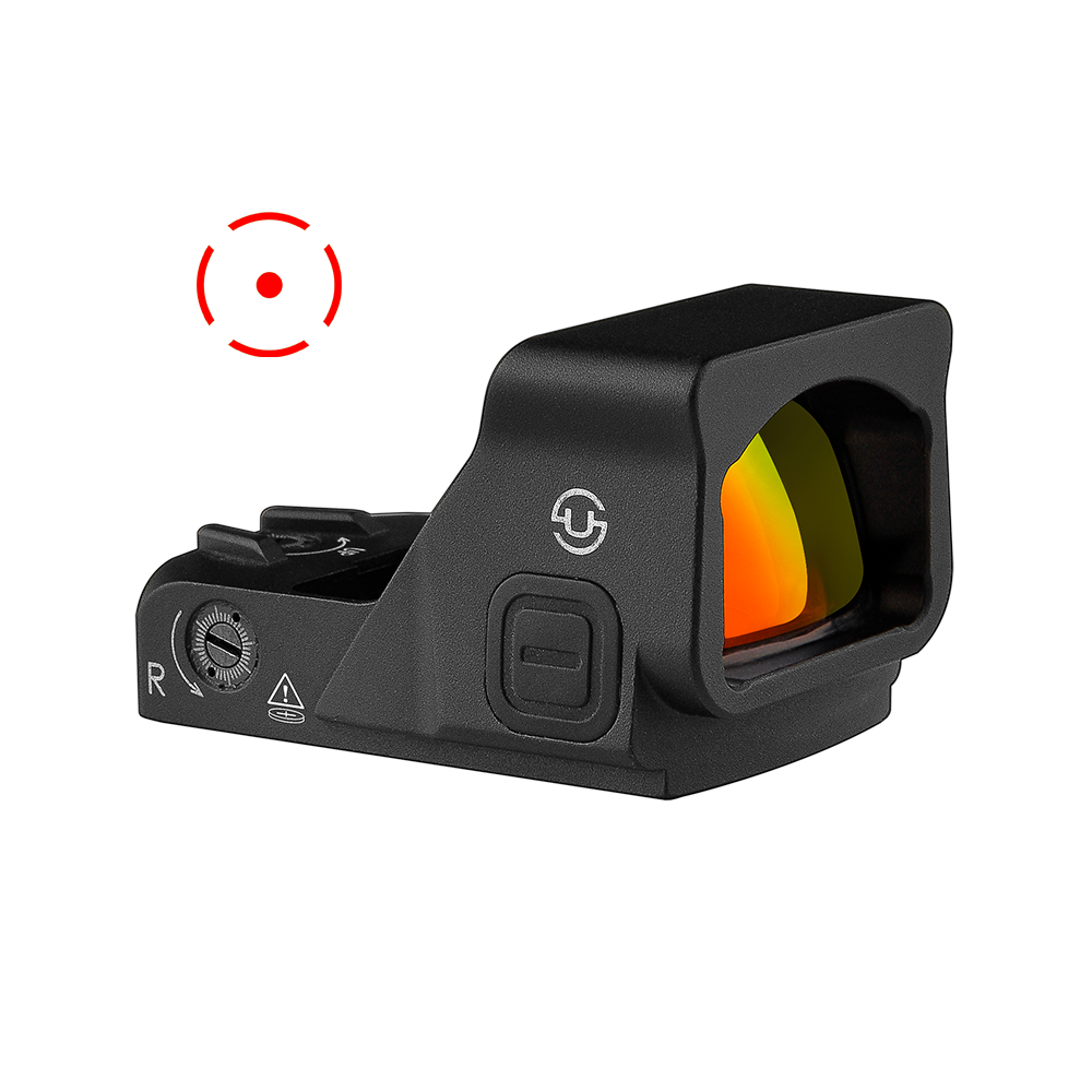 ZULISY OWLc 3 MOA Red Dot & 56 MOA Circle Reticle Sight for Doctor/Viper/Venom Footprint