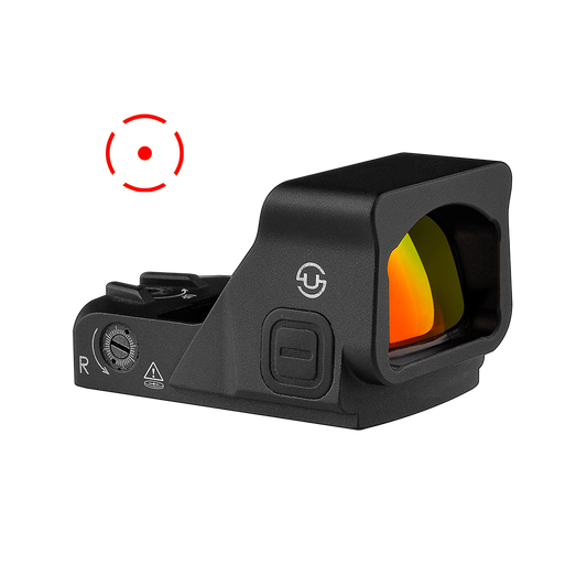 ZULISY OWLc 3 MOA Red Dot & 56 MOA Circle Reticle Sight for Doctor/Viper/Venom Footprint
