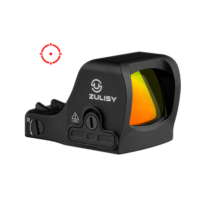Zulisy Otter PRO Multi-Reticle Open Reflex Sight, for RMSc 507k Footprint Pistol, 3 MOA Red Dot & 32 MOA Circle