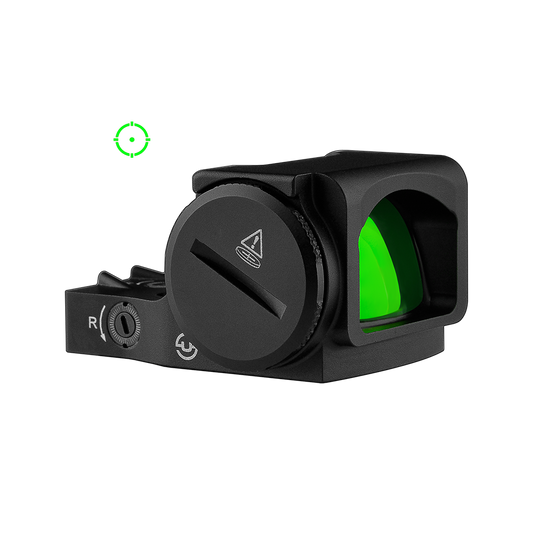 Zulisy Z2 PRO-G Multi-Reticle Green Dot Reflex Sight, for DeltaPoint Pro Footprint,  2 MOA Dot & 36 MOA Circle Reticle (Green)