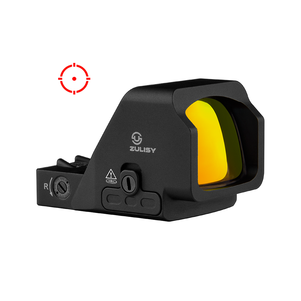 Zulisy Oak Plus PRO Multi-Reticle Red Dot Sight, for RMR/507C Footprint, 2 MOA Green Dot & 42 MOA Circle Sight (Gen 3)