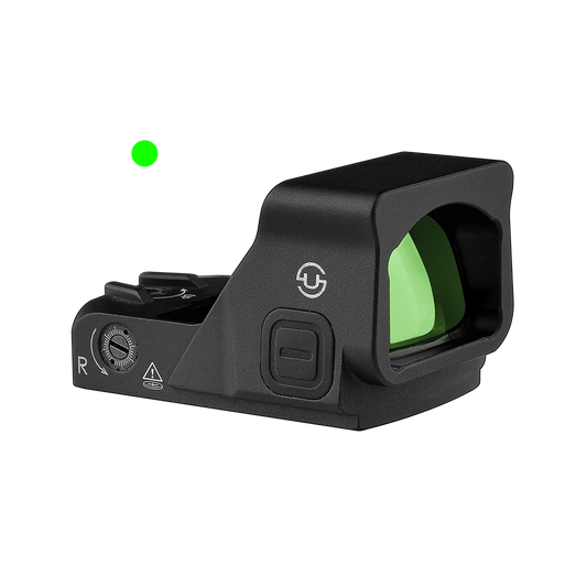 Zulisy OWL 3 MOA Green Dot Reflex Sight for Docter Viper Footprint PSA Dagger Pistol Adapter Plate