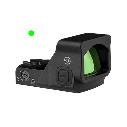 Zulisy OWL 3 MOA Green Dot Reflex Sight for Docter Viper Footprint PSA Dagger Pistol Adapter Plate