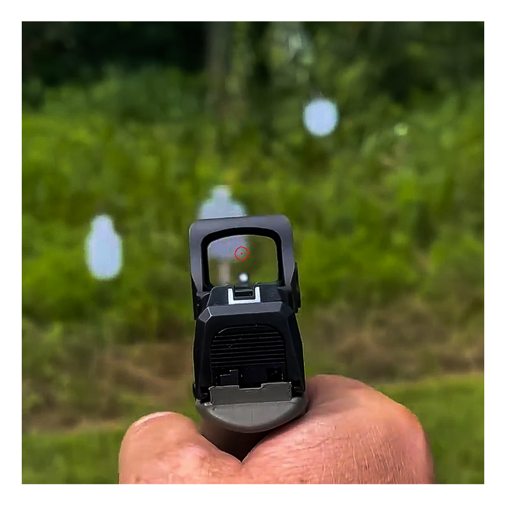 Zulisy Otter PRO Multi-Reticle Open Reflex Sight, for RMSc 507k Footprint Pistol, 3 MOA Red Dot & 32 MOA Circle