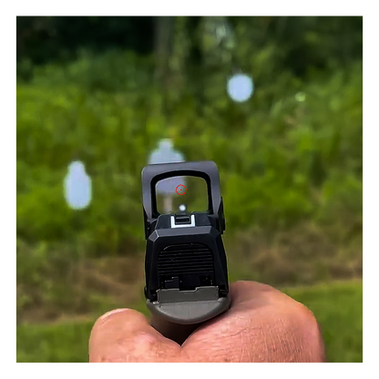 Zulisy Otter PRO Multi-Reticle Open Reflex Sight, for RMSc 507k Footprint Pistol, 3 MOA Red Dot & 32 MOA Circle