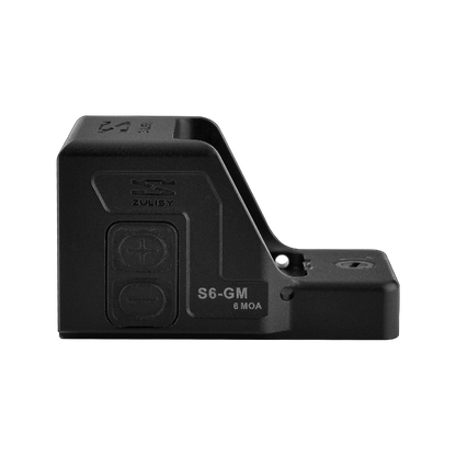 Zulisy S6-GM Large Window 6 MOA Green Dot Sight, for Glock 17 19 MOS Gen 4/5 Direct Mount (DOES NOT fit G43X MOS OR G48 MOS)