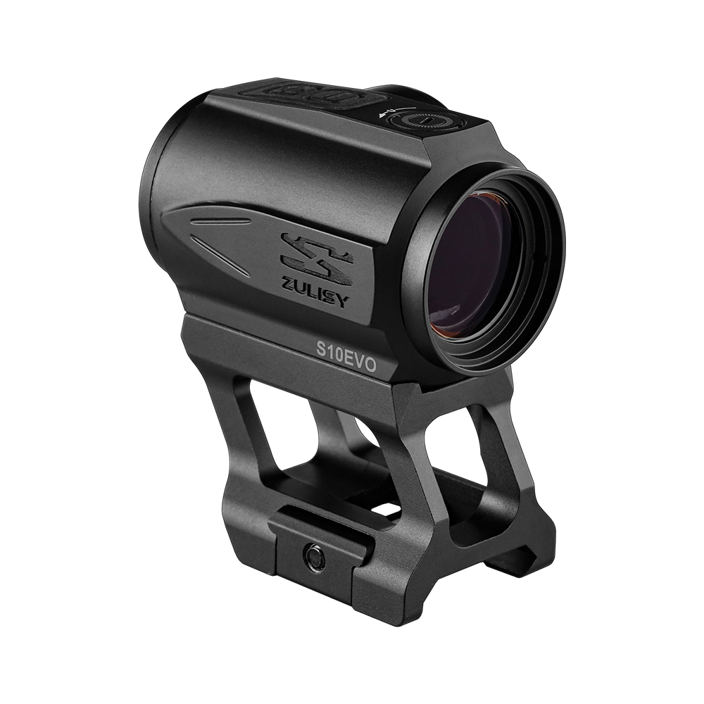 ZULISY S10EVO Enclosed Multi-Reticle Red Dot Sight for Picatinny Rail M1913, 2 MOA Dot & 26 MOA Circle