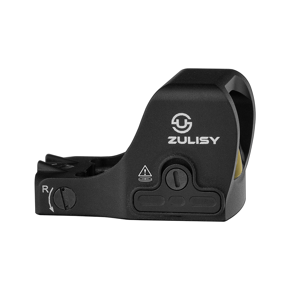 Zulisy Otter PRO Multi-Reticle Open Reflex Sight, for RMSc 507k Footprint Pistol, 3 MOA Red Dot & 32 MOA Circle
