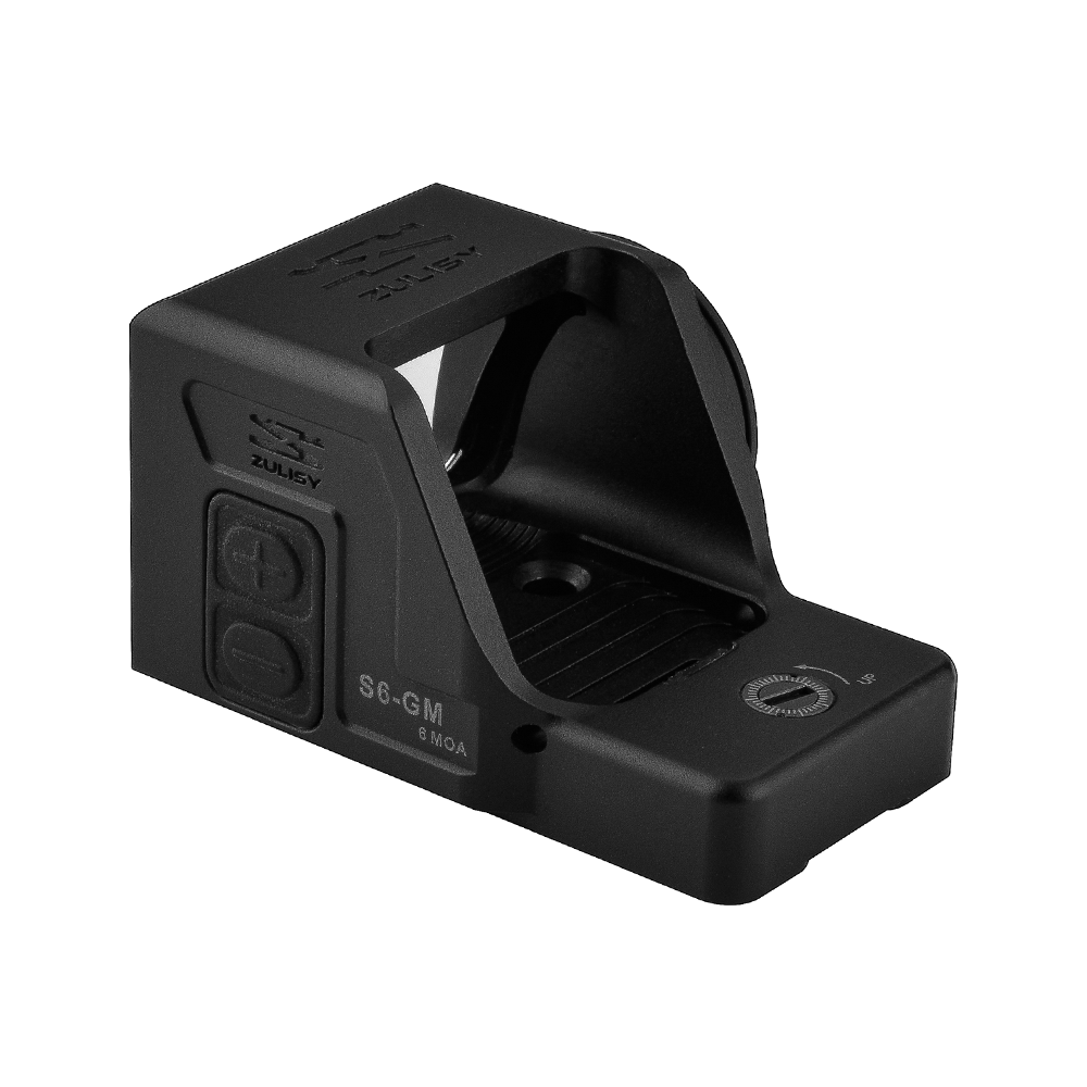 Zulisy S6-GM Large Window 6 MOA Green Dot Sight, for Glock 17 19 MOS Gen 4/5 Direct Mount (DOES NOT fit G43X MOS OR G48 MOS)