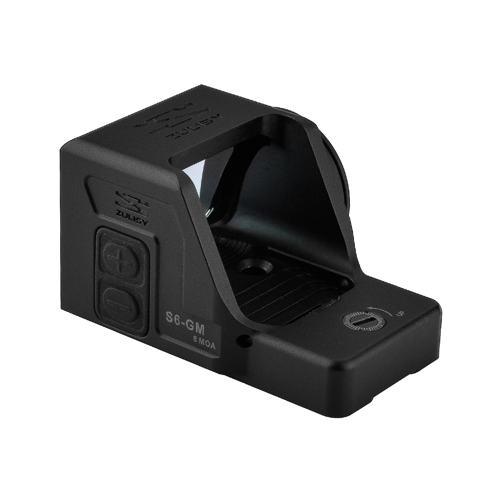 Zulisy S6-GM Large Window 6 MOA Red Dot Sight, for Glock 17 19 MOS Gen 4/5 Direct Mount (DOES NOT fit G43X MOS OR G48 MOS)