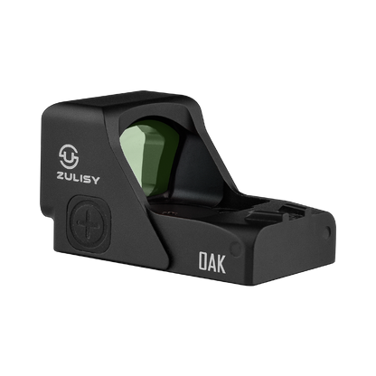 Zulisy OAK 3 MOA Green Dot Sight, for RMR/407C Footprint with Picatinny Mount